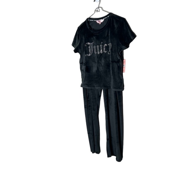 Juicy Couture Y2K Rhinestones Vetvet Fleece Lounge set - Picture 3 of 8